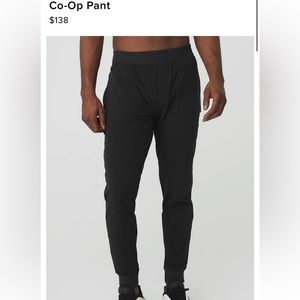 ALO Yoga Black Co-Op Sweatpants